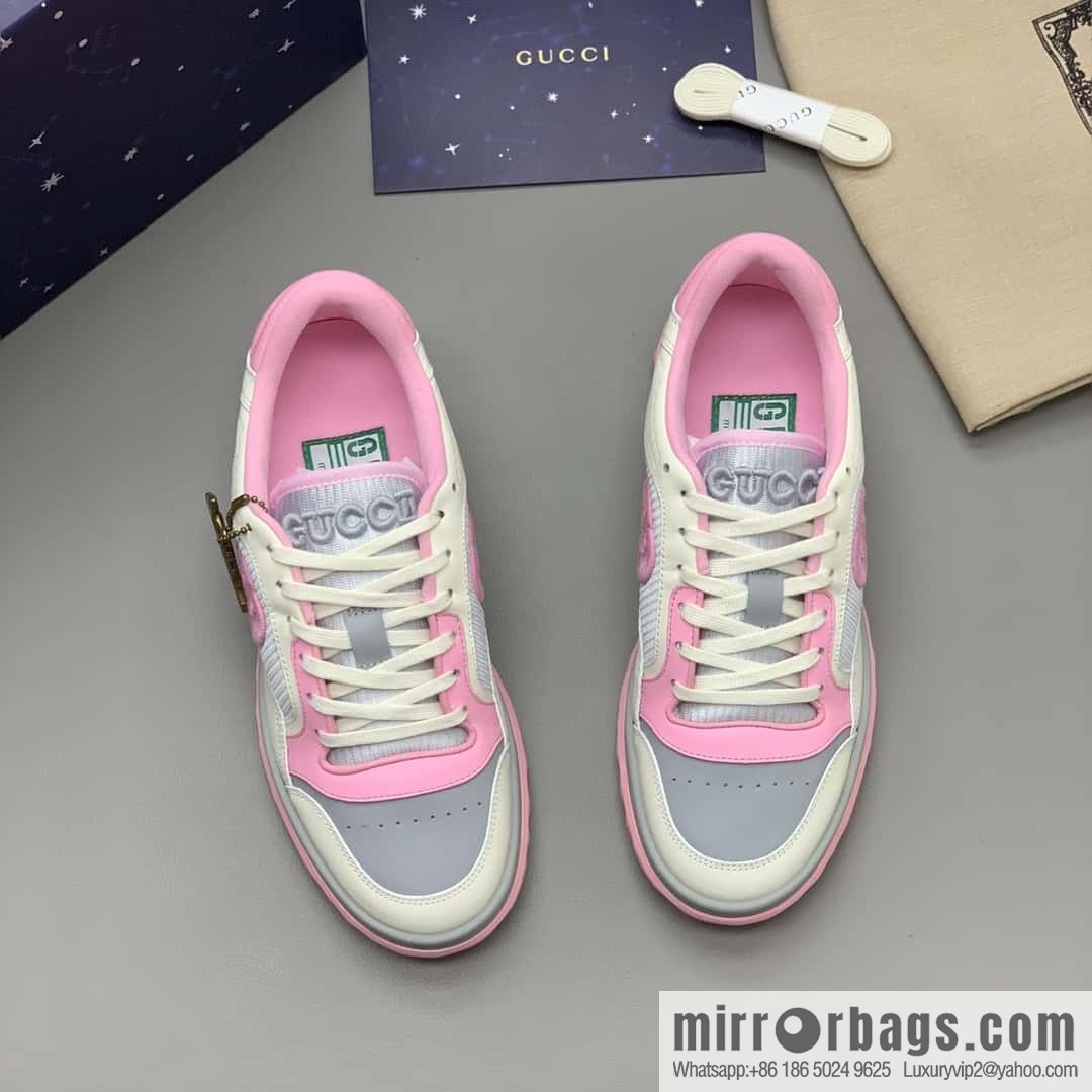 Gucci Gucci, interlocking double G embroidered logo women's sports and leisure shoes