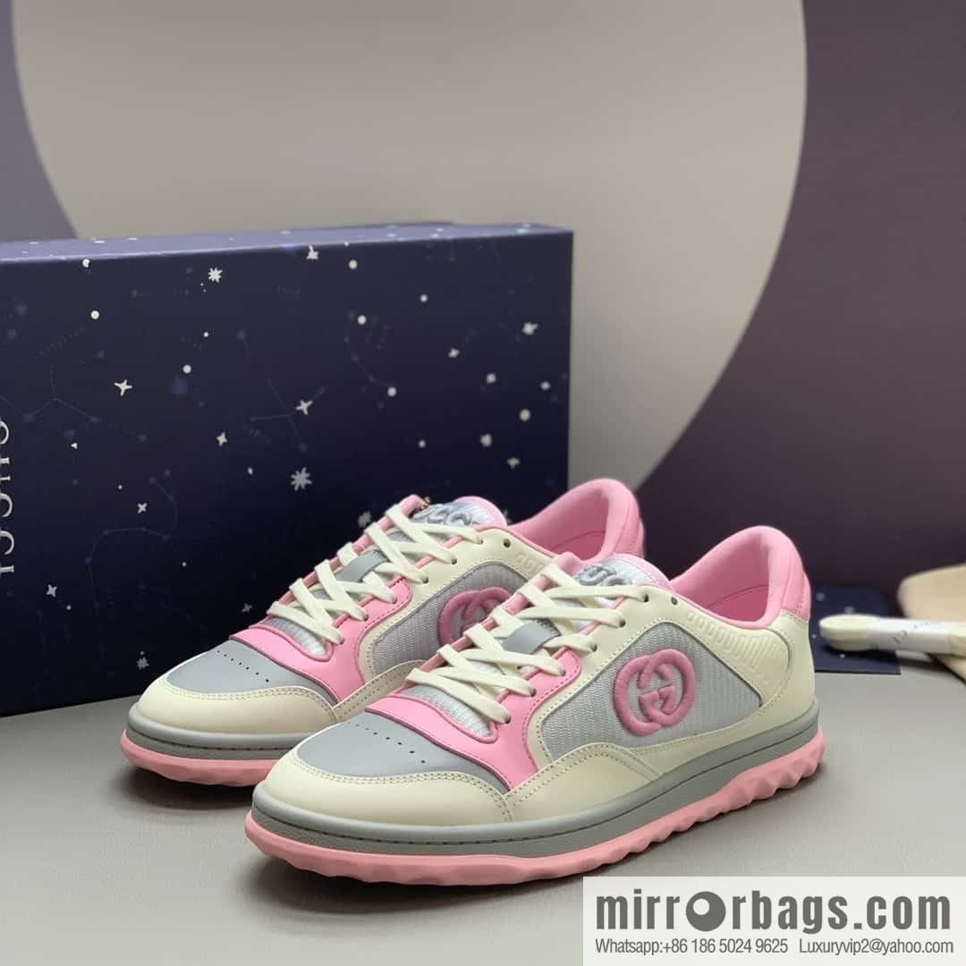 Gucci Gucci, interlocking double G embroidered logo women's sports and leisure shoes