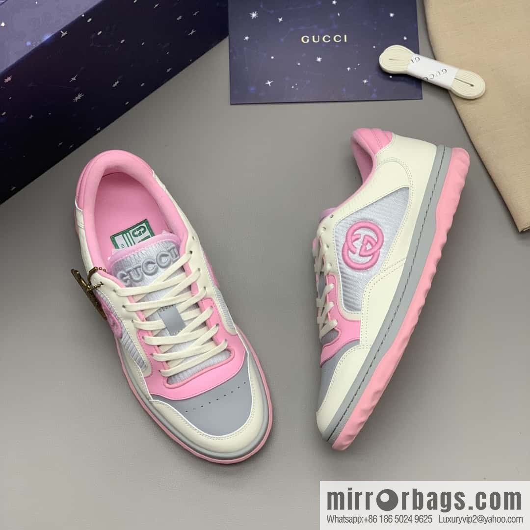 Gucci Gucci, interlocking double G embroidered logo women's sports and leisure shoes