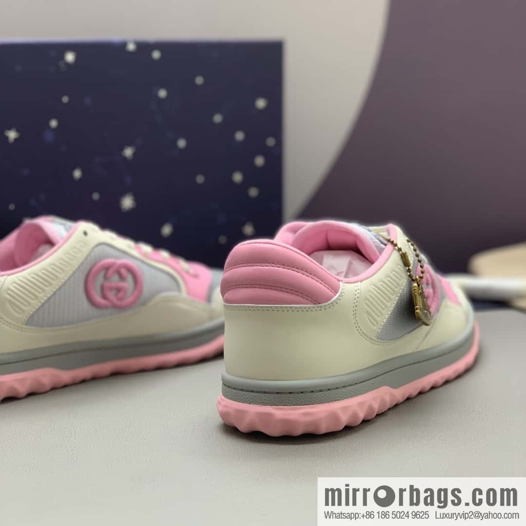 Gucci Gucci, interlocking double G embroidered logo women's sports and leisure shoes
