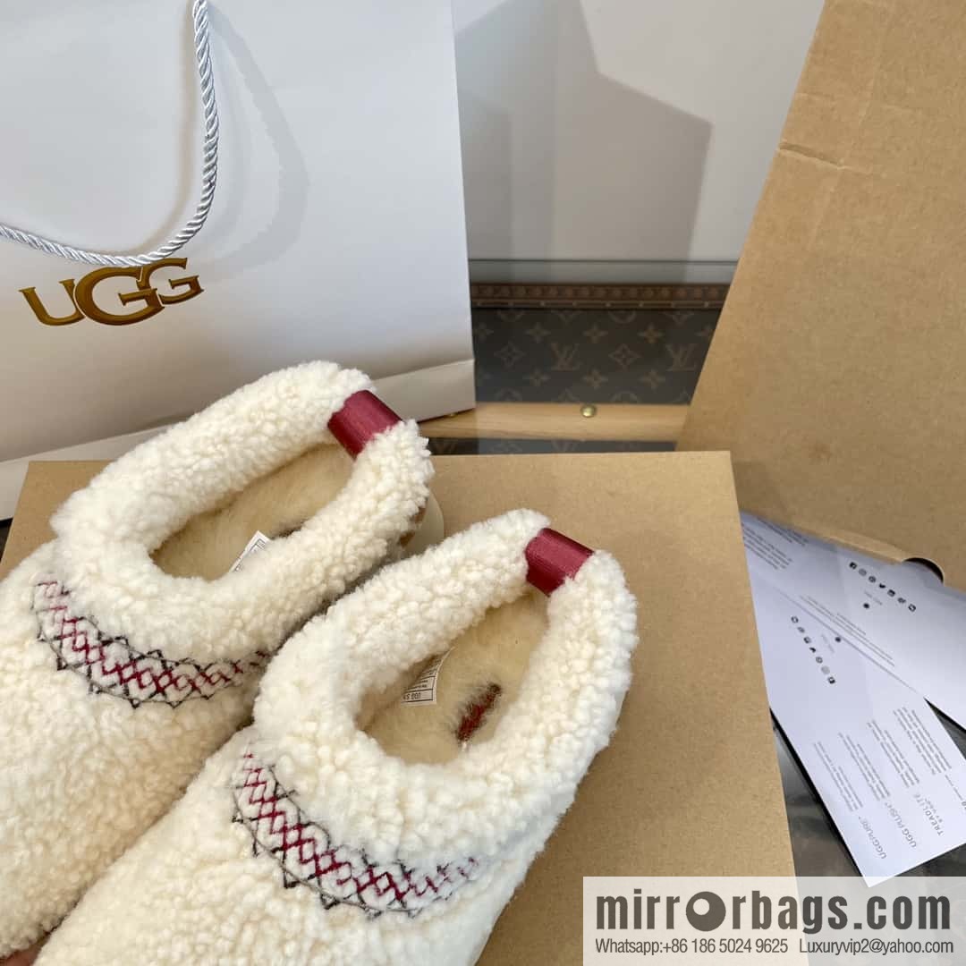 UGG Fall/Winter Teddy 🐻 Curly Tats Thick Bottom Fluffy Slippers
