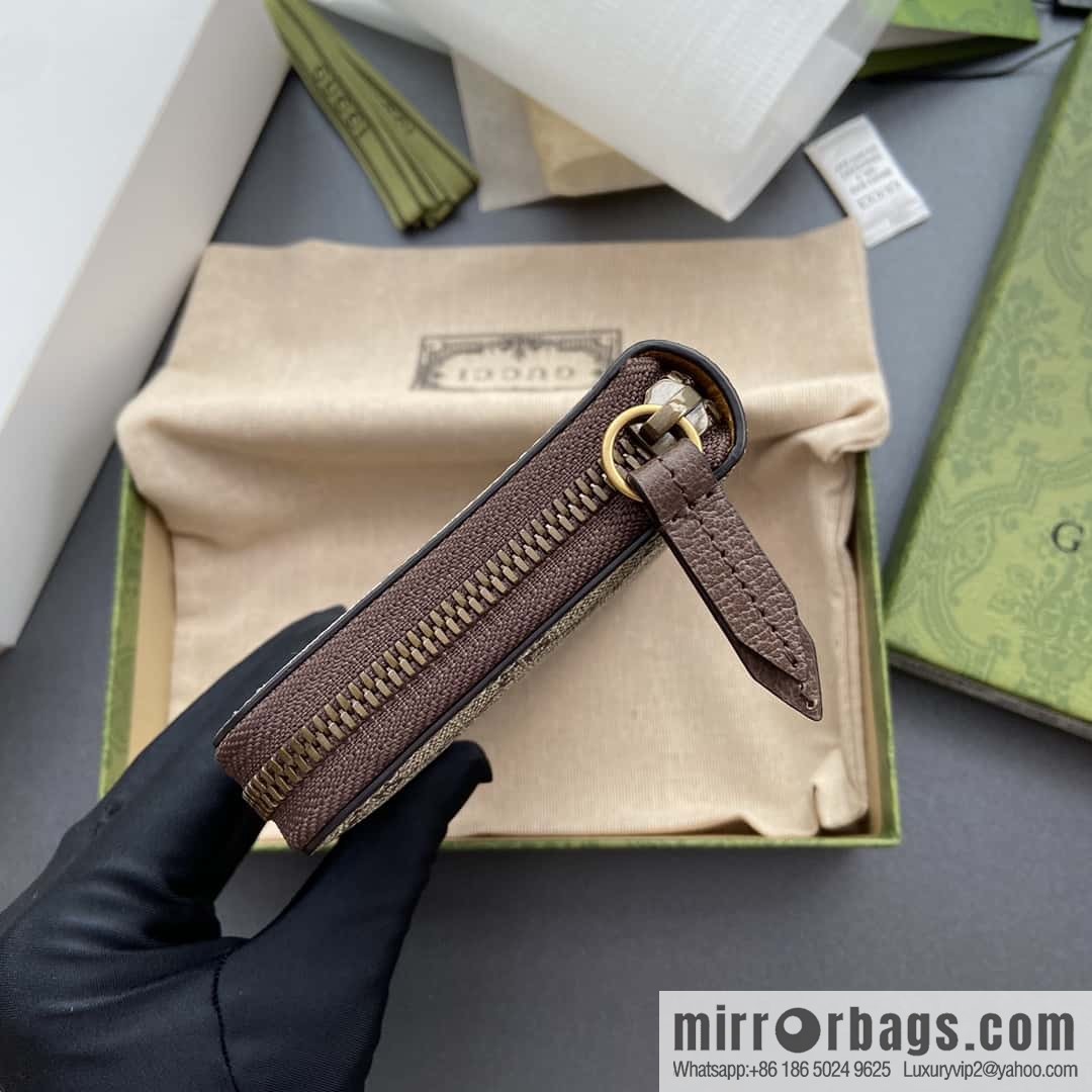 GUCCI Neo Vintage canvas full zipper wallet 473953