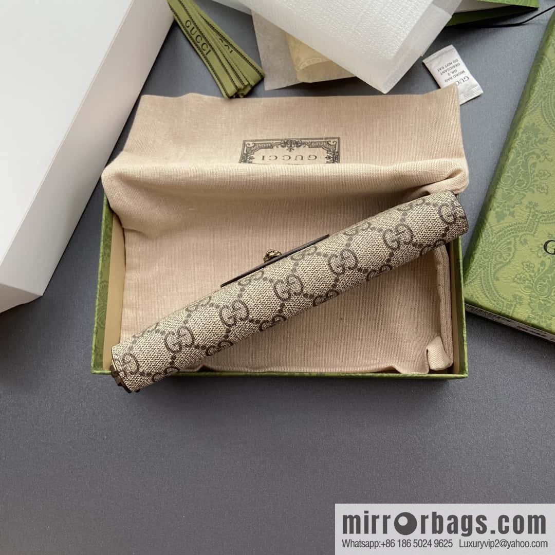 GUCCI Neo Vintage canvas full zipper wallet 473953