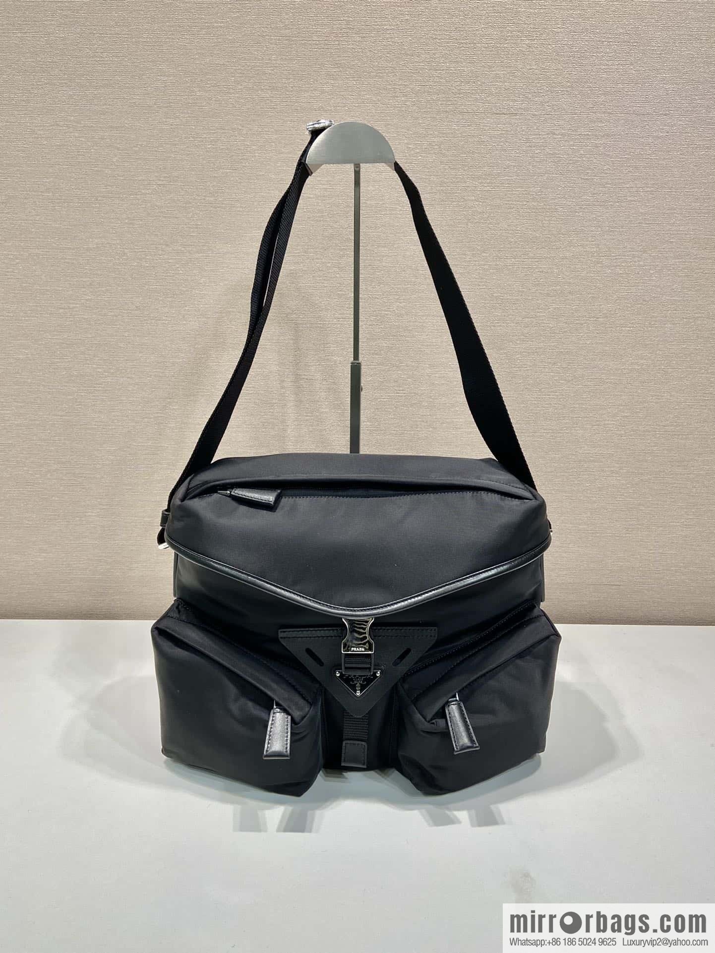PRADA new men's bag ๐ 2VD062 oblique span bag