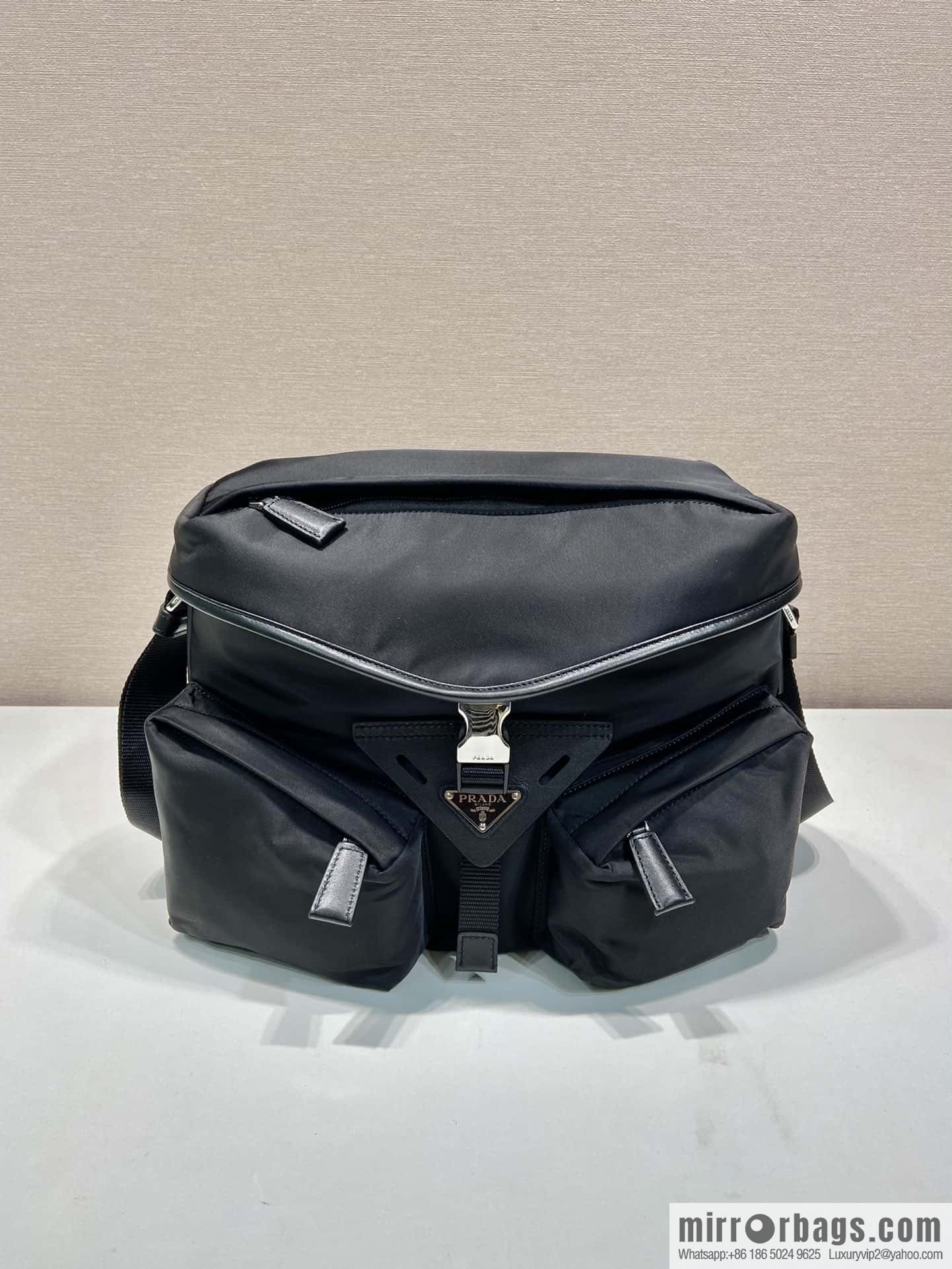 PRADA new men's bag ๐ 2VD062 oblique span bag