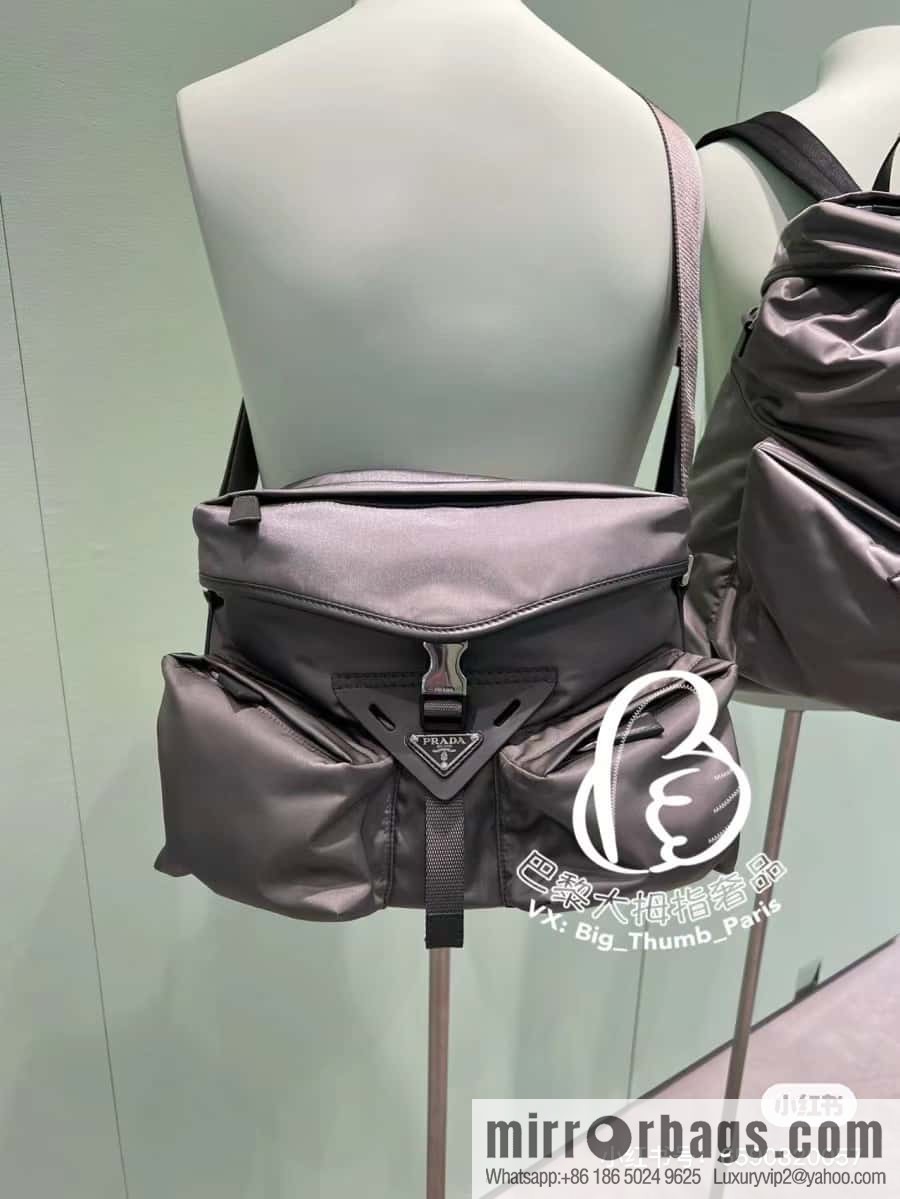 PRADA new men's bag ๐ 2VD062 oblique span bag
