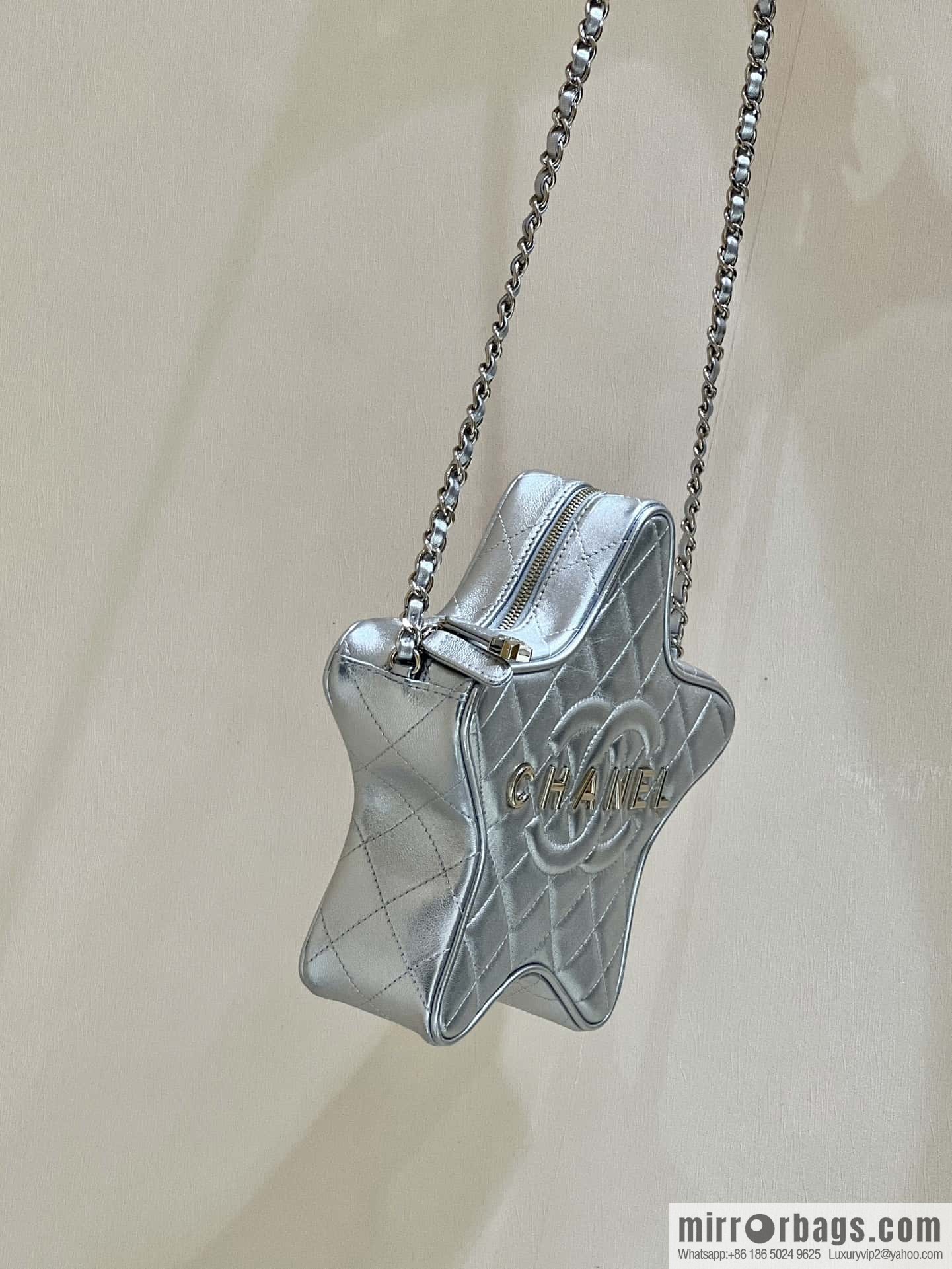 CHANEL 24C Early Spring Vacation Series Limited Edition Star Bag AS4579 silver