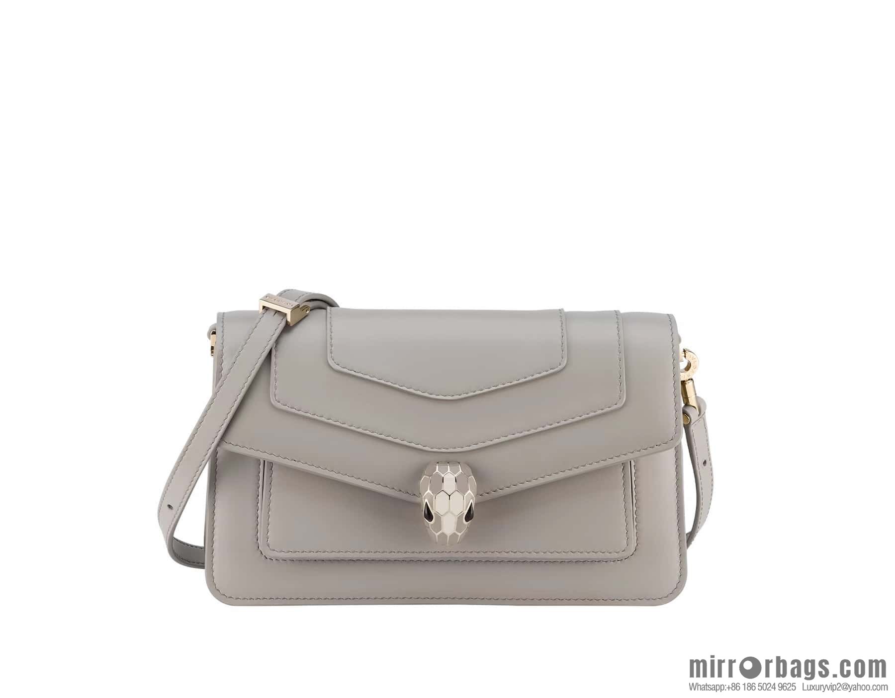 BVLGARI Bulgari EAST-WEST Series Small Shoulder Bag 292103 Grey