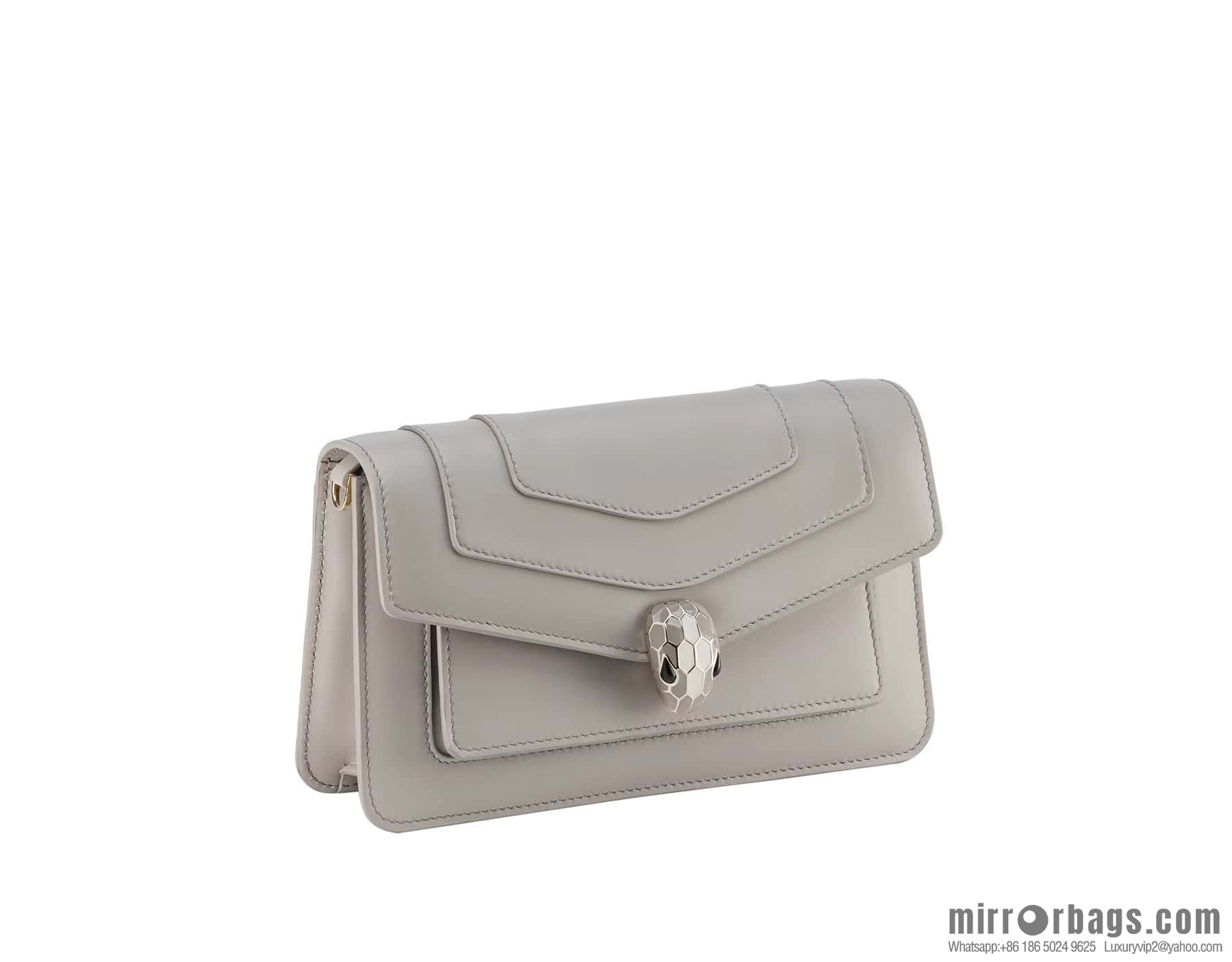 BVLGARI Bulgari EAST-WEST Series Small Shoulder Bag 292103 Grey
