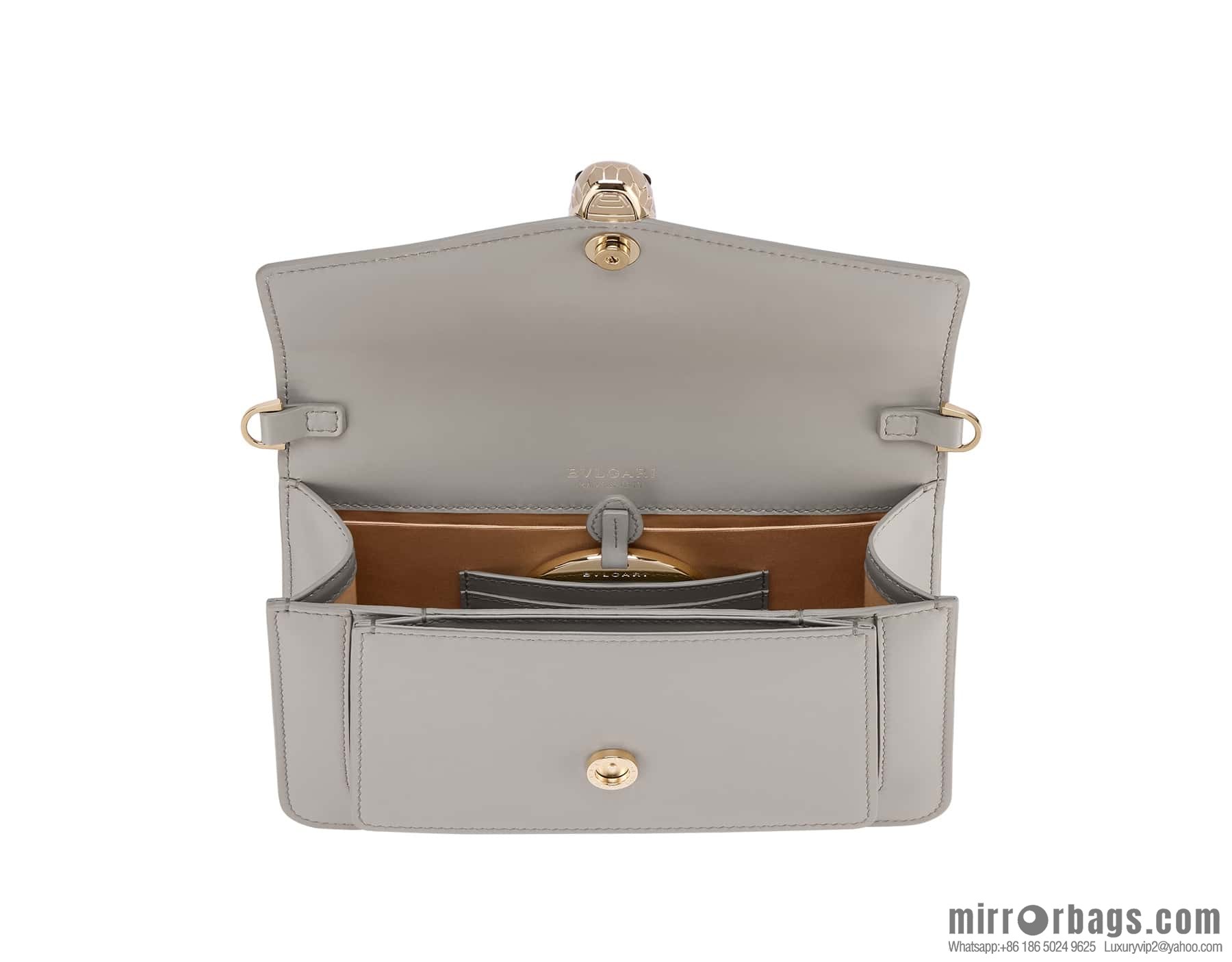 BVLGARI Bulgari EAST-WEST Series Small Shoulder Bag 292103 Grey