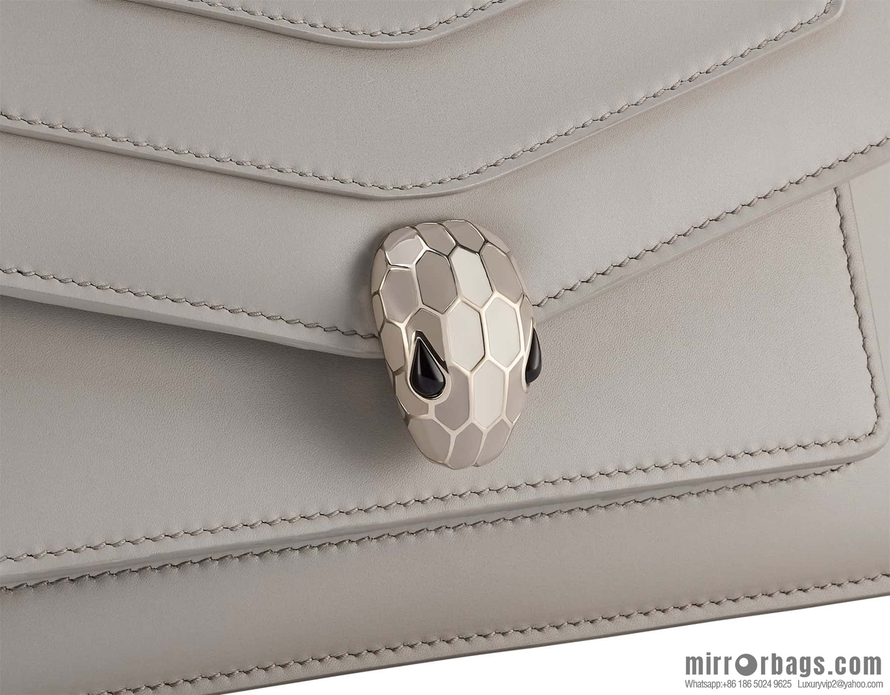 BVLGARI Bulgari EAST-WEST Series Small Shoulder Bag 292103 Grey