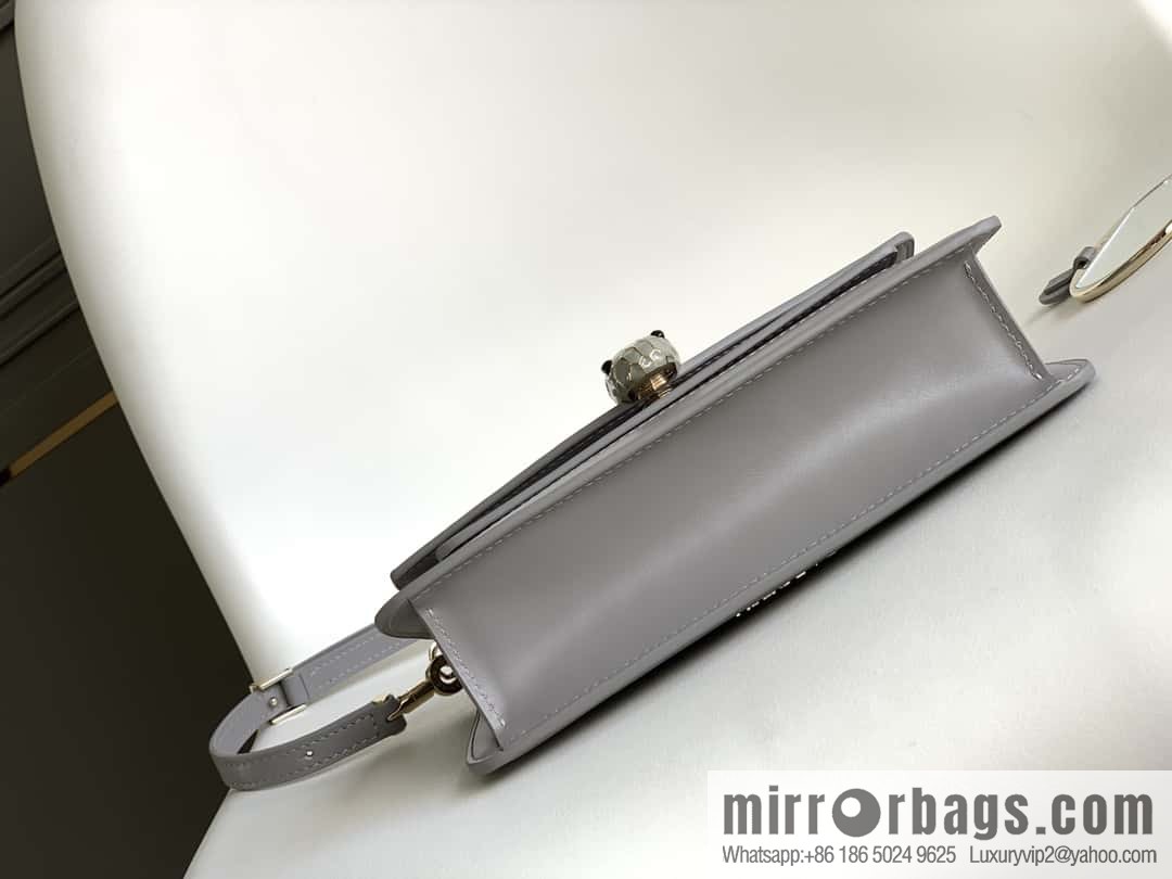 BVLGARI Bulgari EAST-WEST Series Small Shoulder Bag 292103 Grey