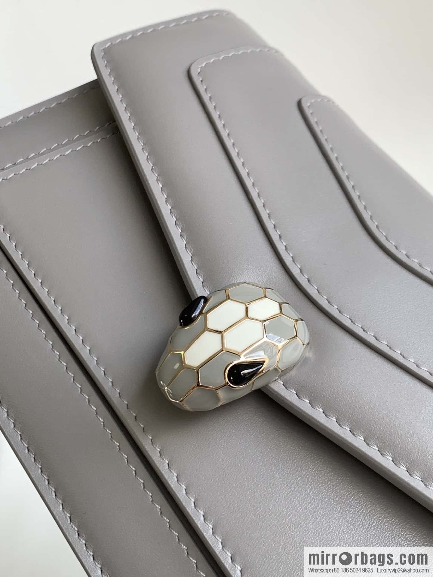 BVLGARI Bulgari EAST-WEST Series Small Shoulder Bag 292103 Grey