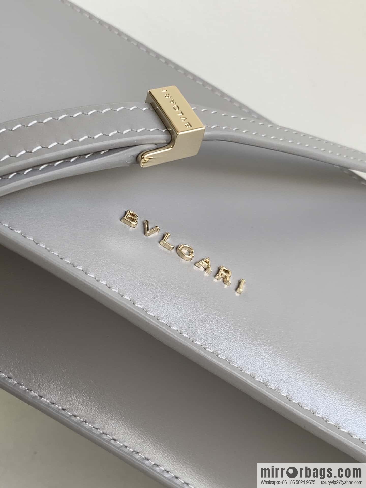 BVLGARI Bulgari EAST-WEST Series Small Shoulder Bag 292103 Grey