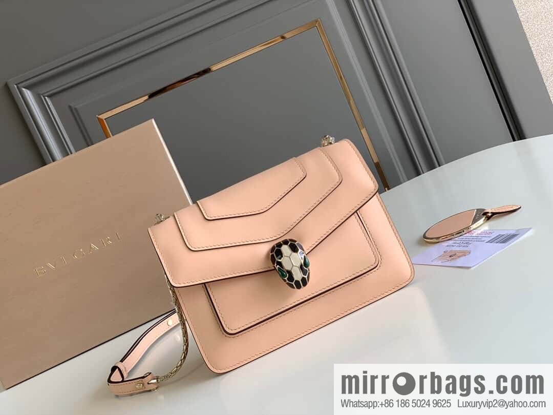 BVLGARI Bulgari Serpenti Forever crossbody bag 289672 Peach powder