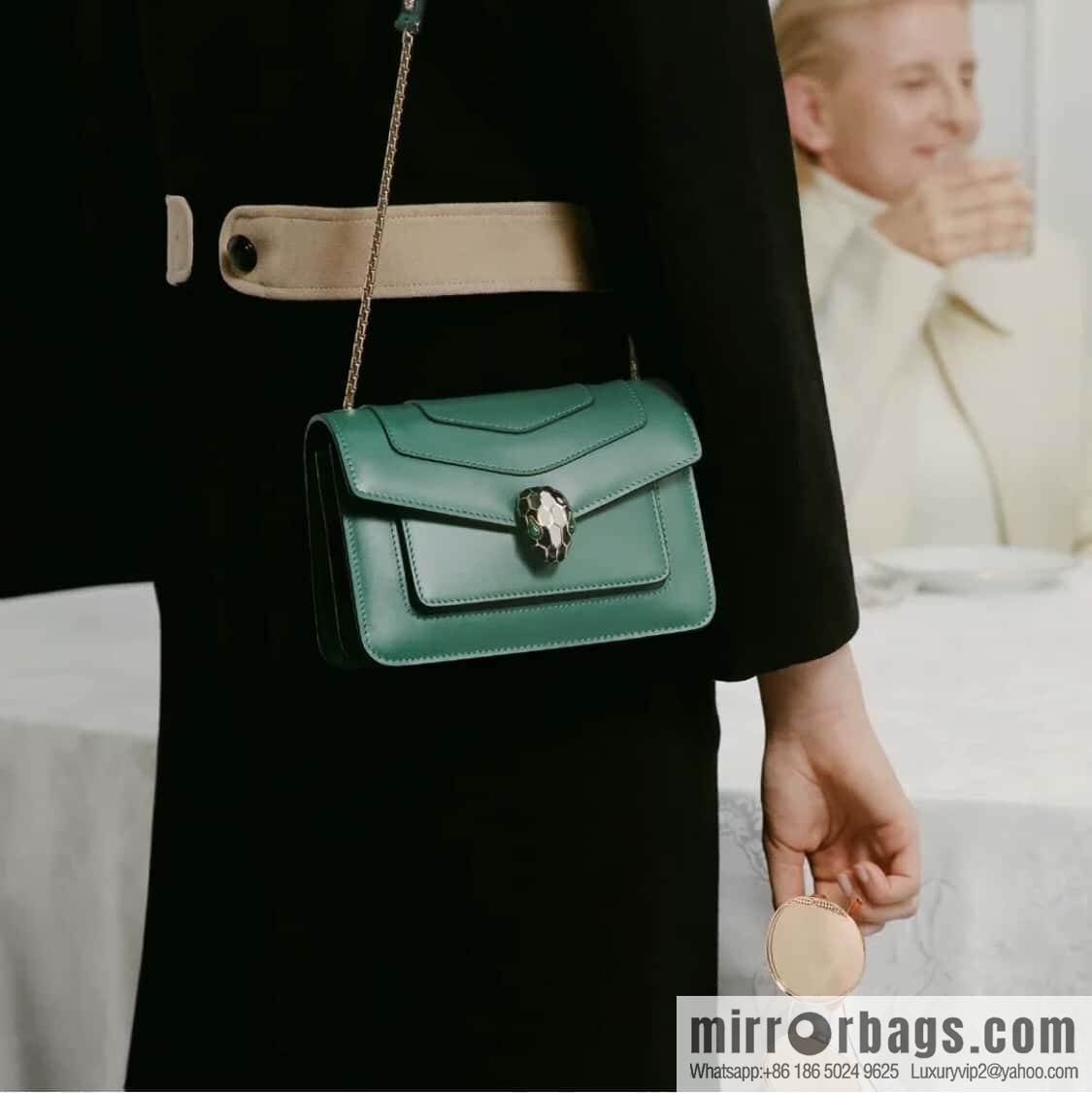 BVLGARI Bulgari Serpenti Forever crossbody bag 289672 Emerald