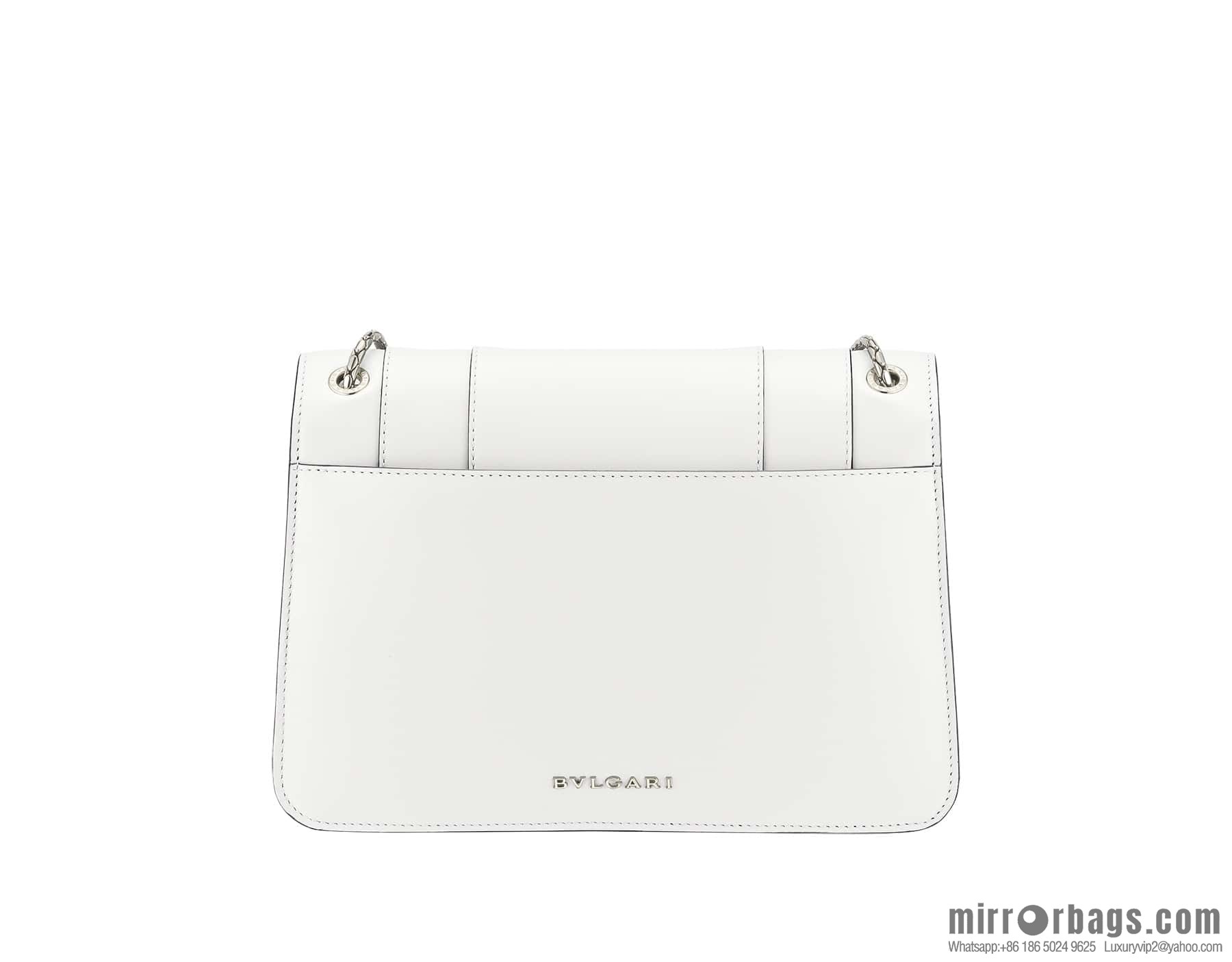 BVLGARI Bulgari crossbody bag 290323 agate white 25CM