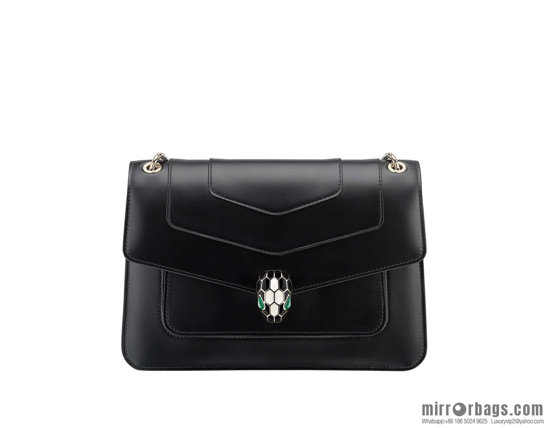 BVLGARI Bulgari crossbody bag 290323 charm black 25CM
