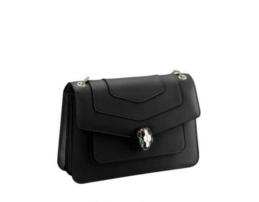 BVLGARI Bulgari crossbody bag 290323 charm black 25CM