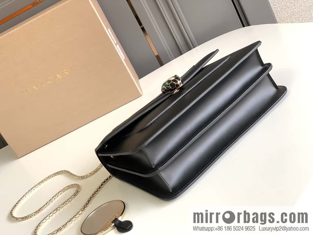 BVLGARI Bulgari crossbody bag 290323 charm black 25CM