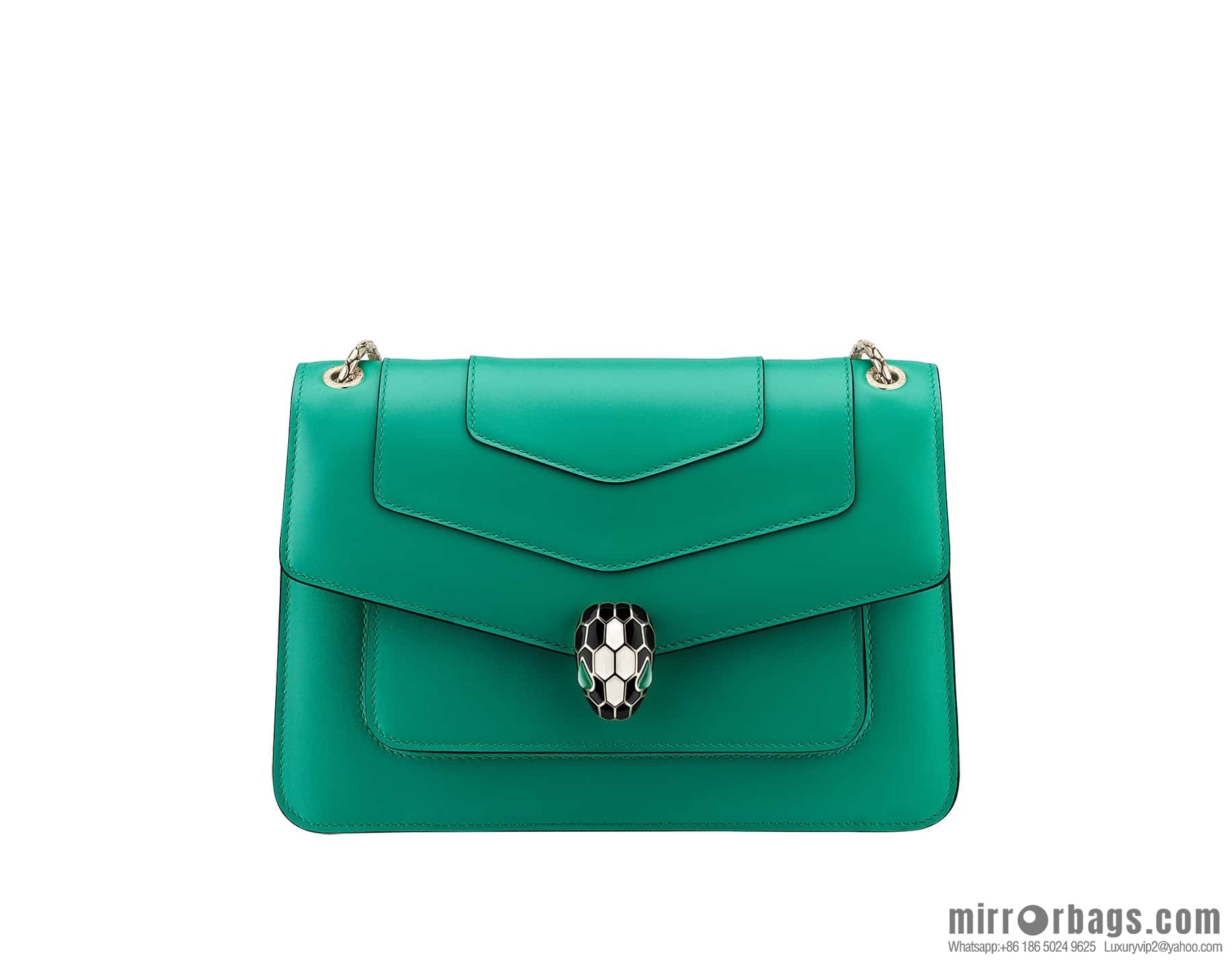 BVLGARI Bulgari crossbody bag 290323 emerald 25CM