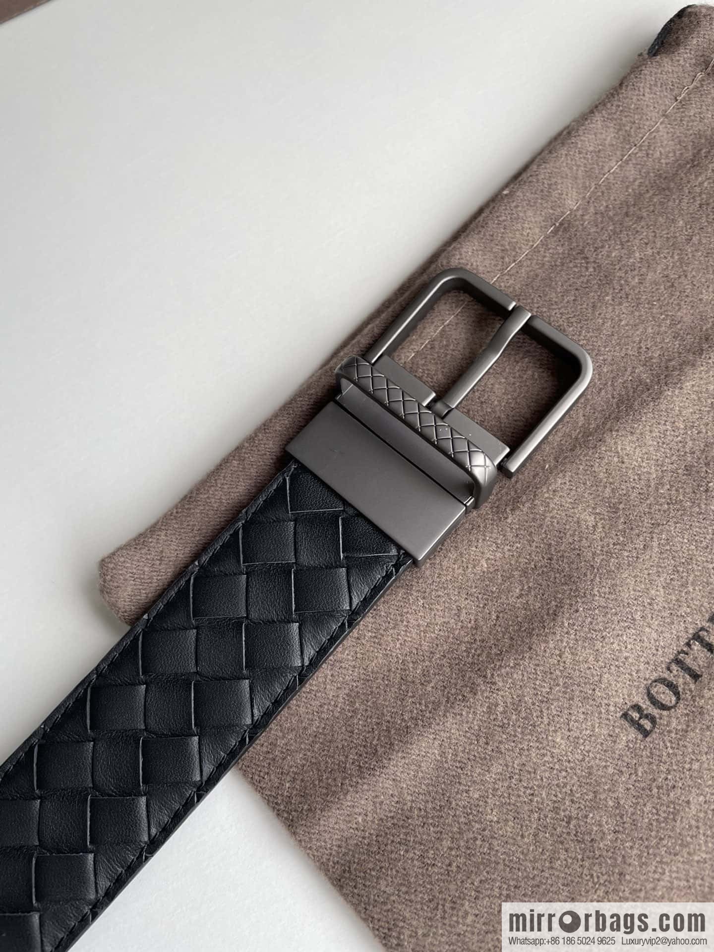 Bottega. Venta High Recognition Men's Woven Belt 3.5cm
