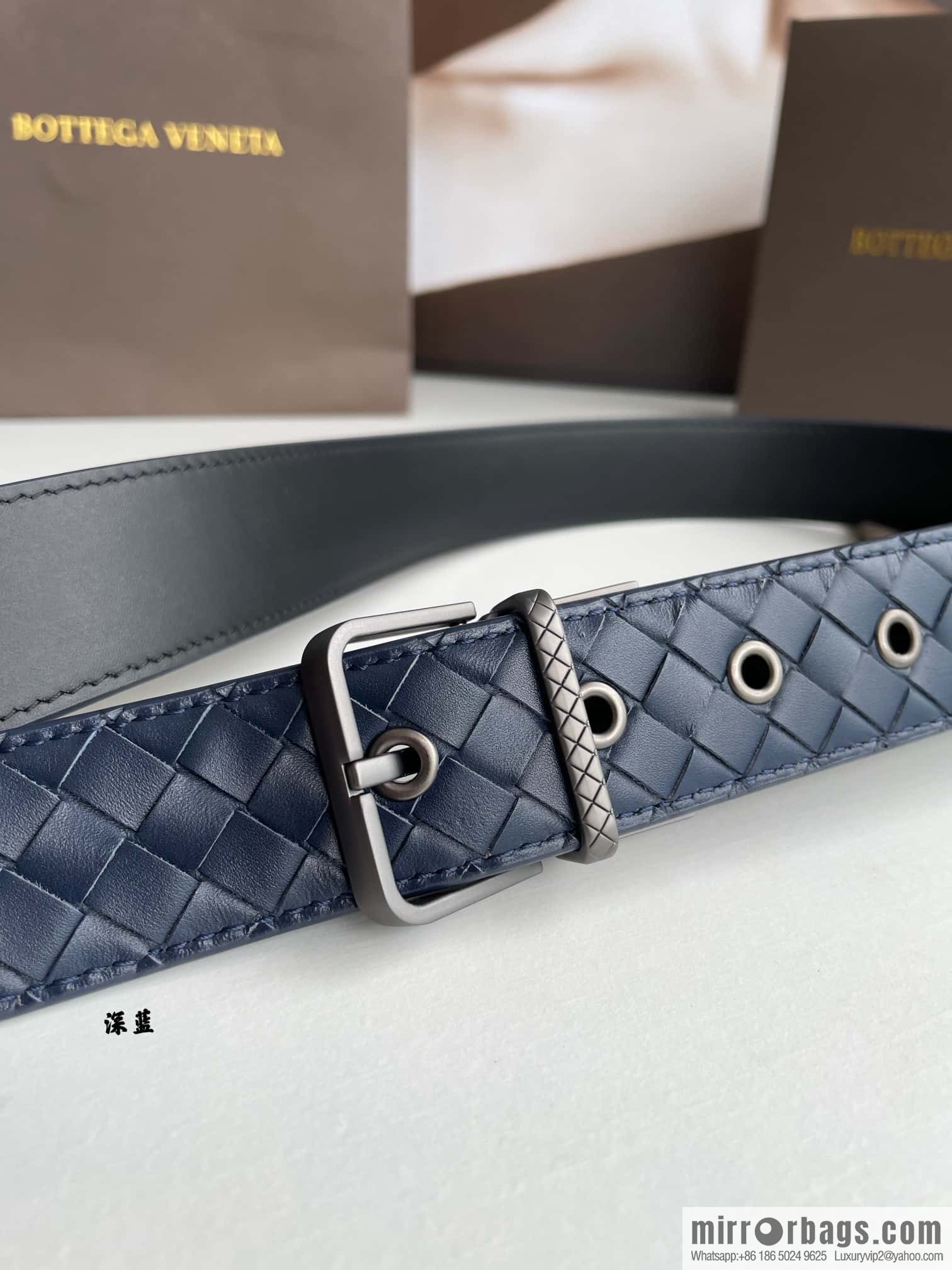 Bottega. Venta High Recognition Men's Woven Belt 3.5cm