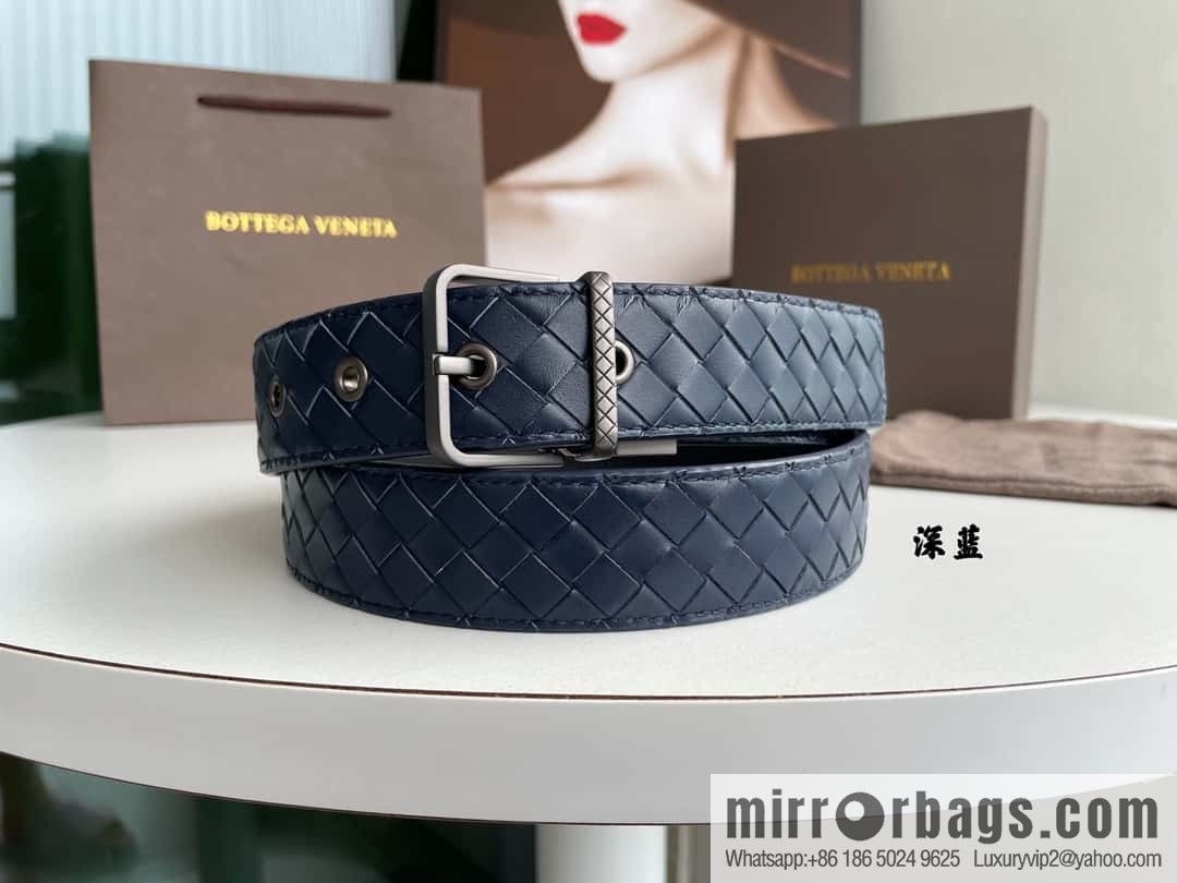Bottega. Venta High Recognition Men's Woven Belt 3.5cm