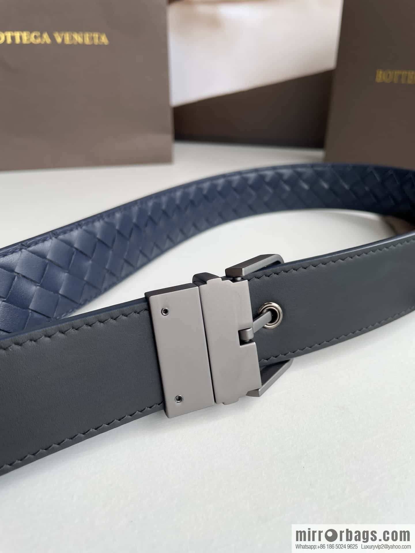 Bottega. Venta High Recognition Men's Woven Belt 3.5cm
