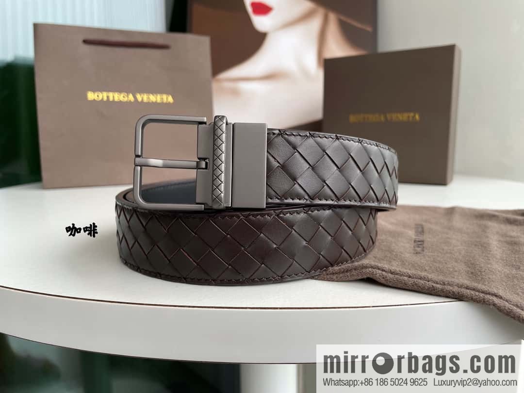 Bottega. Venta High Recognition Men's Woven Belt 3.5cm