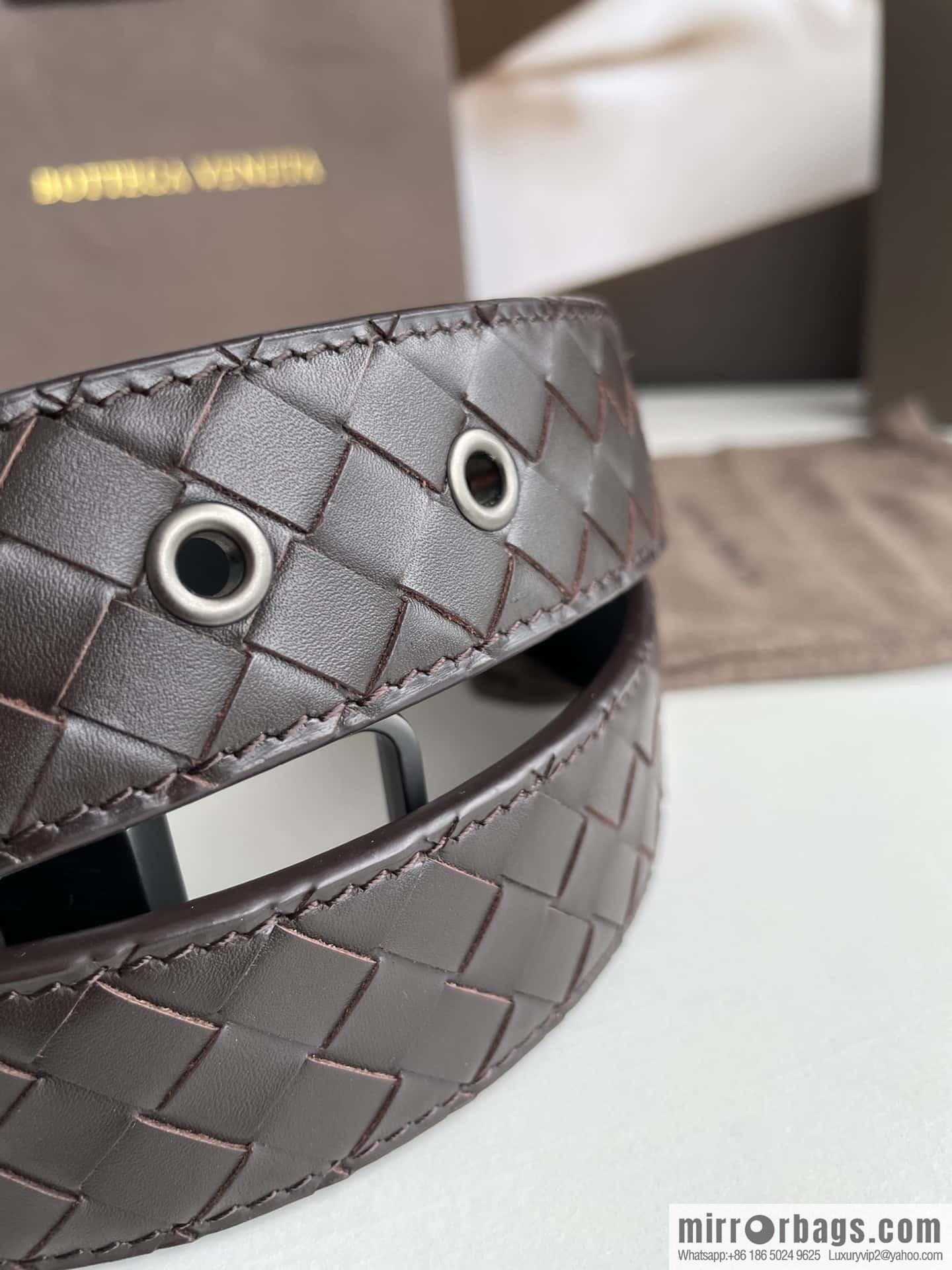 Bottega. Venta High Recognition Men's Woven Belt 3.5cm