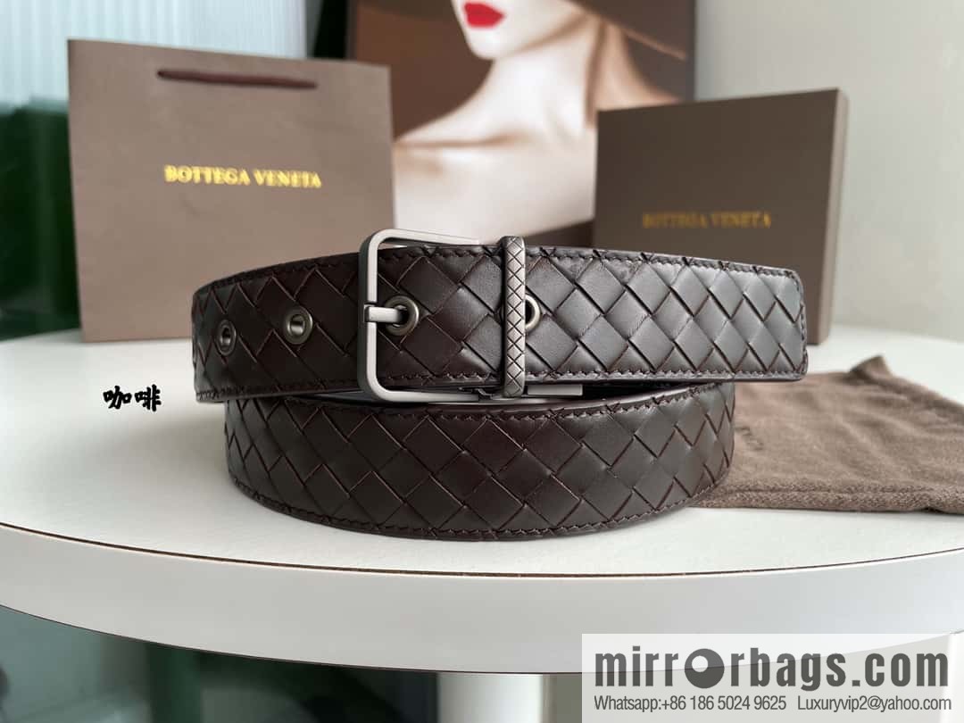 Bottega. Venta High Recognition Men's Woven Belt 3.5cm