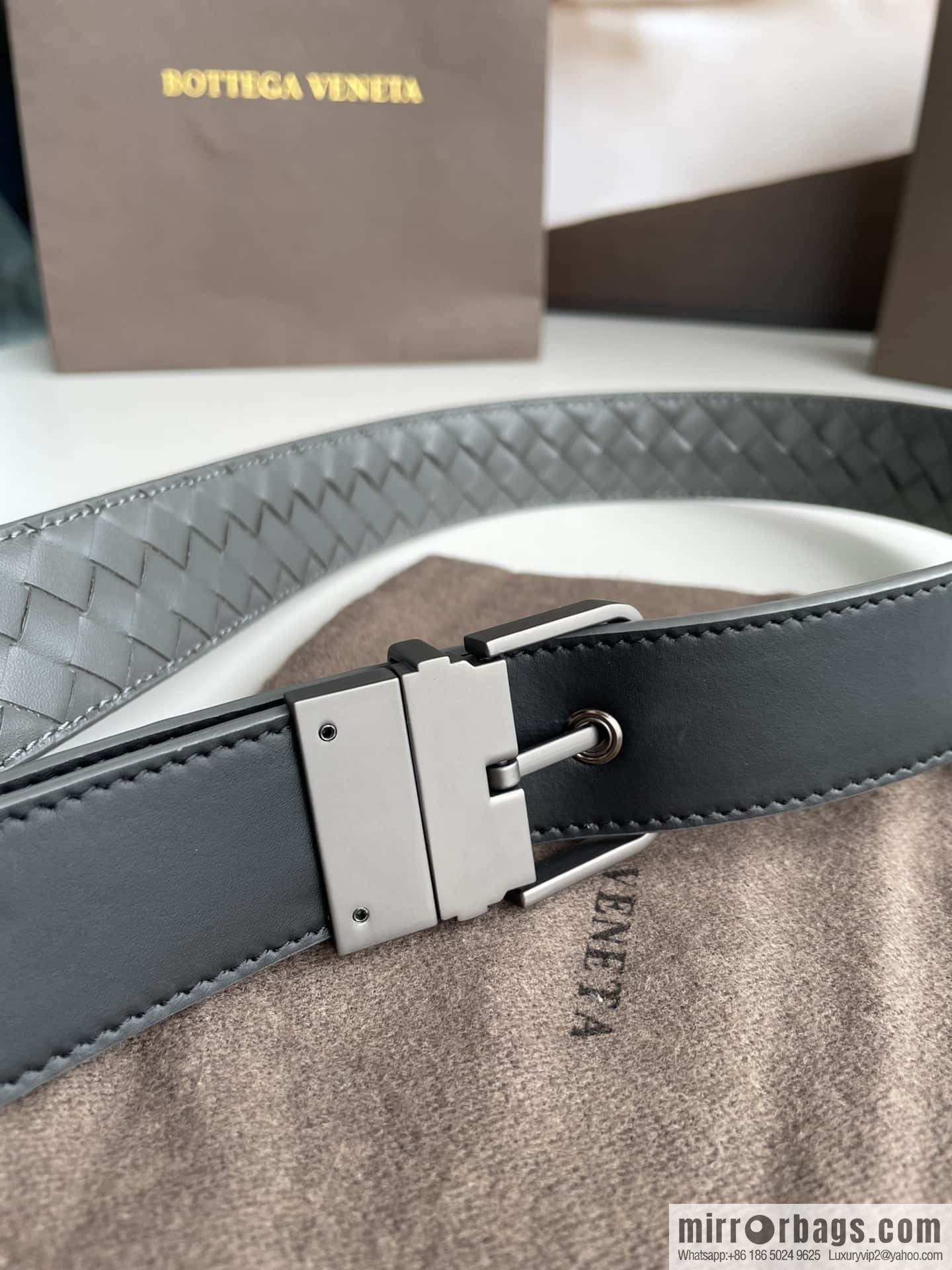 Bottega. Venta High Recognition Men's Woven Belt 3.5cm