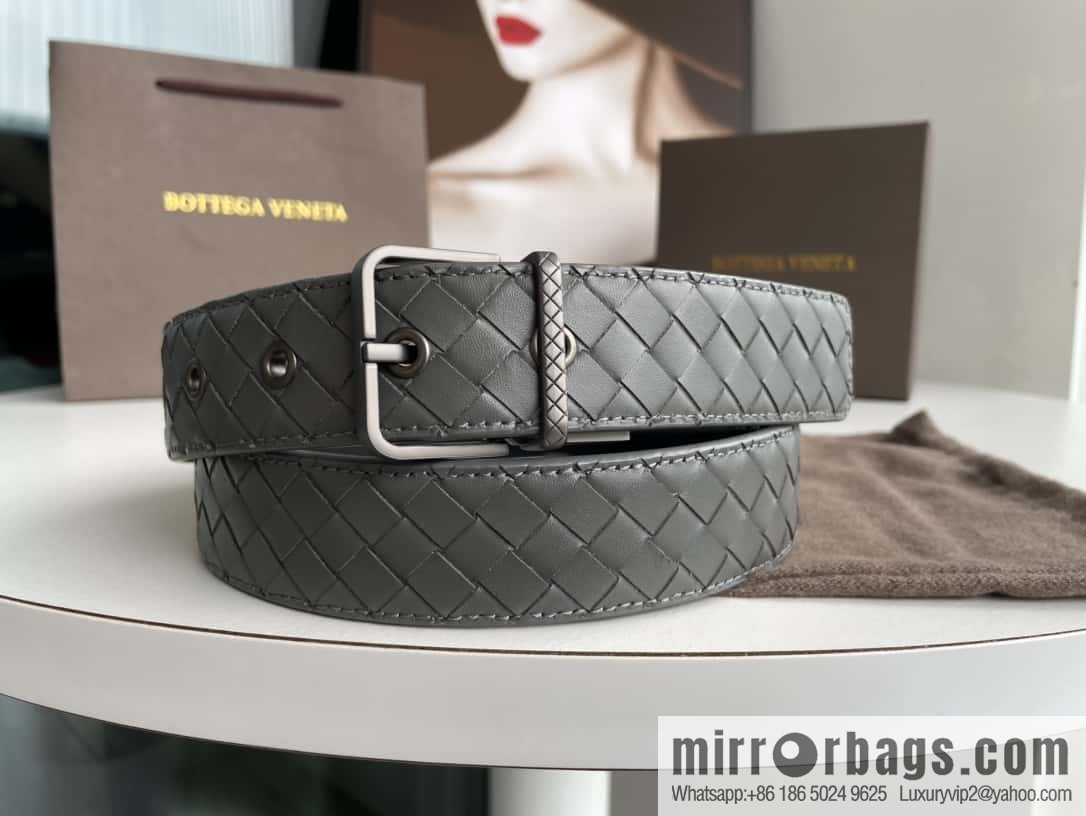 Bottega. Venta High Recognition Men's Woven Belt 3.5cm