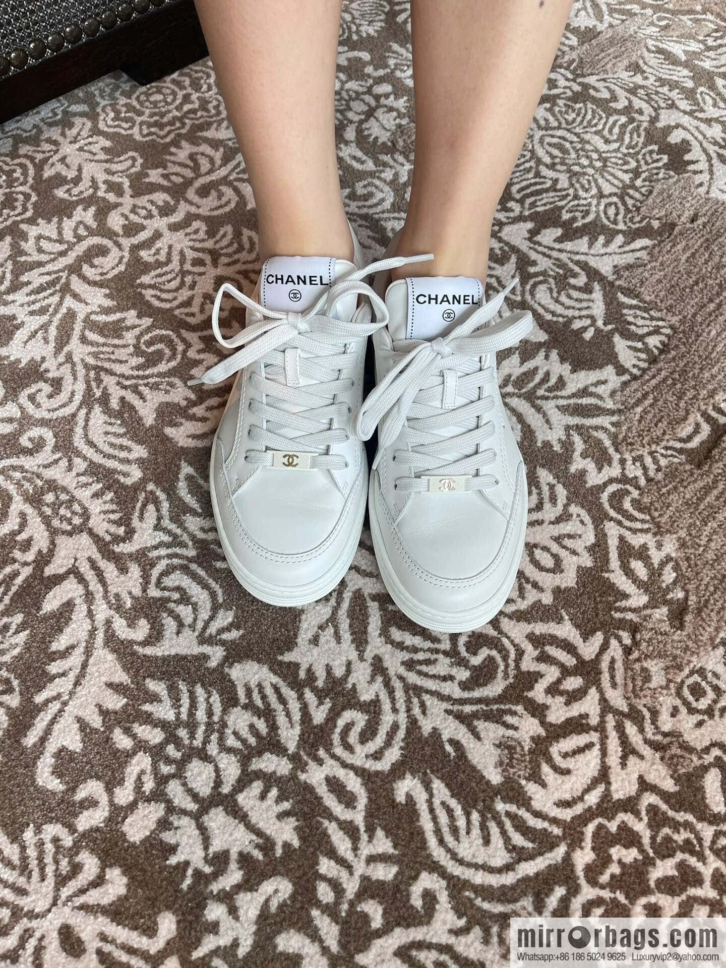 CHANEL Xiaoxiang bronzing casual sports little white shoes G45080