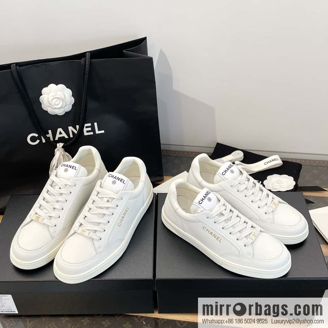 CHANEL Xiaoxiang bronzing casual sports little white shoes G45080