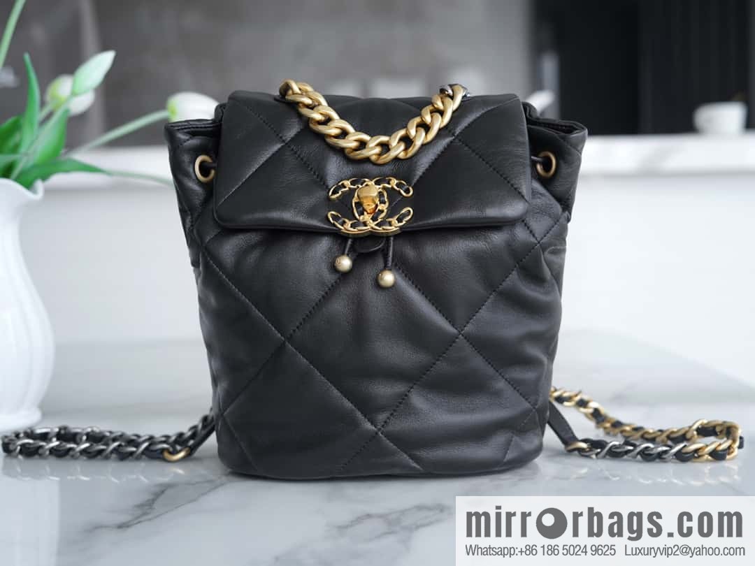 CHANEL 24C 19bag double backpack AS4223