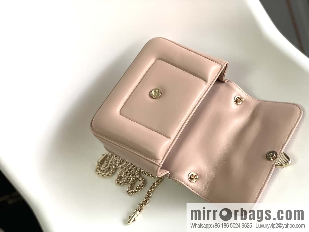 BVLGARI Bulgari joint design limited edition Mary Katrantzou snakehead bag 291071 pink 19cm