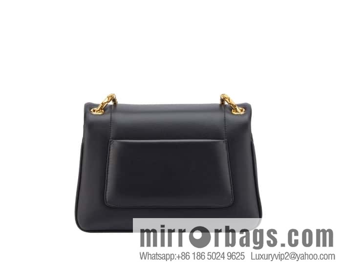 BVLGARI Bulgari SERPENTI REVERSE Small shoulder bag 292123 black 22CM