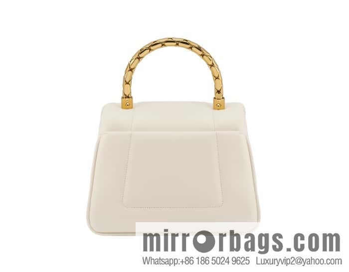 BVLGARI Bulgari SERPENTI REVERSE Small tote bag 292128 White 20CM