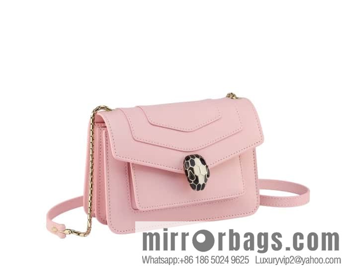 BVLGARI Bulgari Serpenti Forever crossbody bag 289672 Jasmine quartz pink 19CM