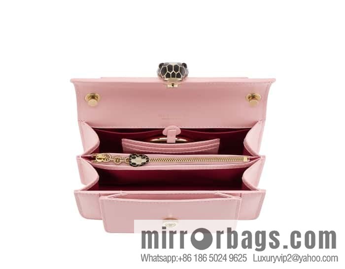 BVLGARI Bulgari Serpenti Forever crossbody bag 289672 Jasmine quartz pink 19CM