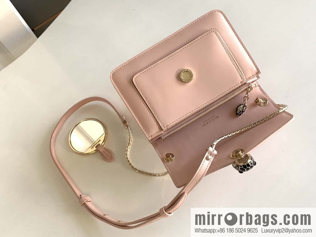 BVLGARI Bulgari Serpenti Forever crossbody bag 289672 Jasmine quartz pink 19CM