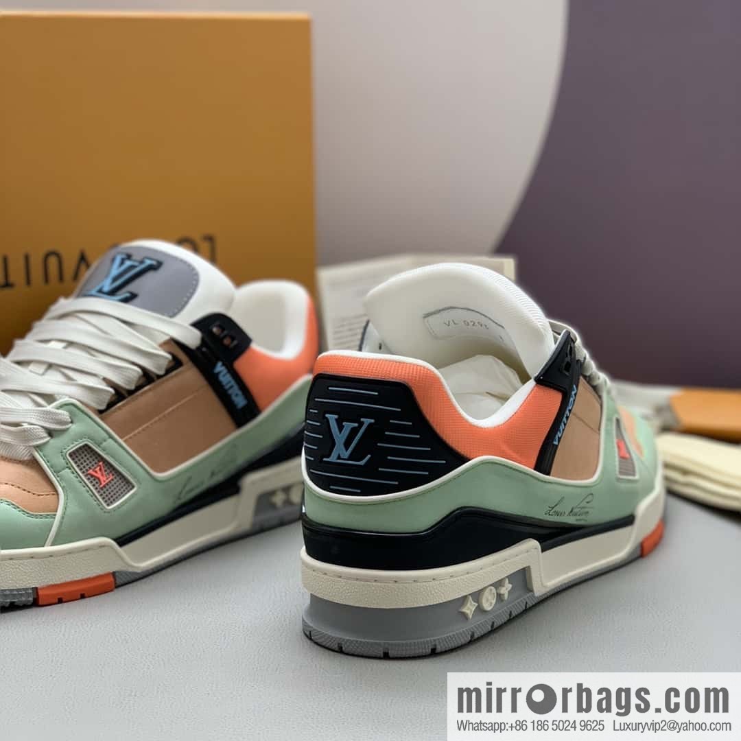 LV Vuitton logo, sports and leisure shoes for couples