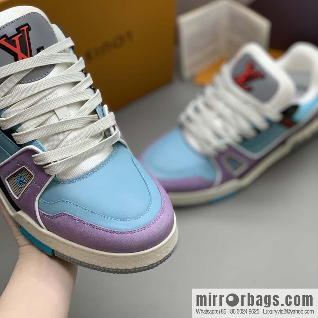 LV Vuitton logo, sports and leisure shoes for couples
