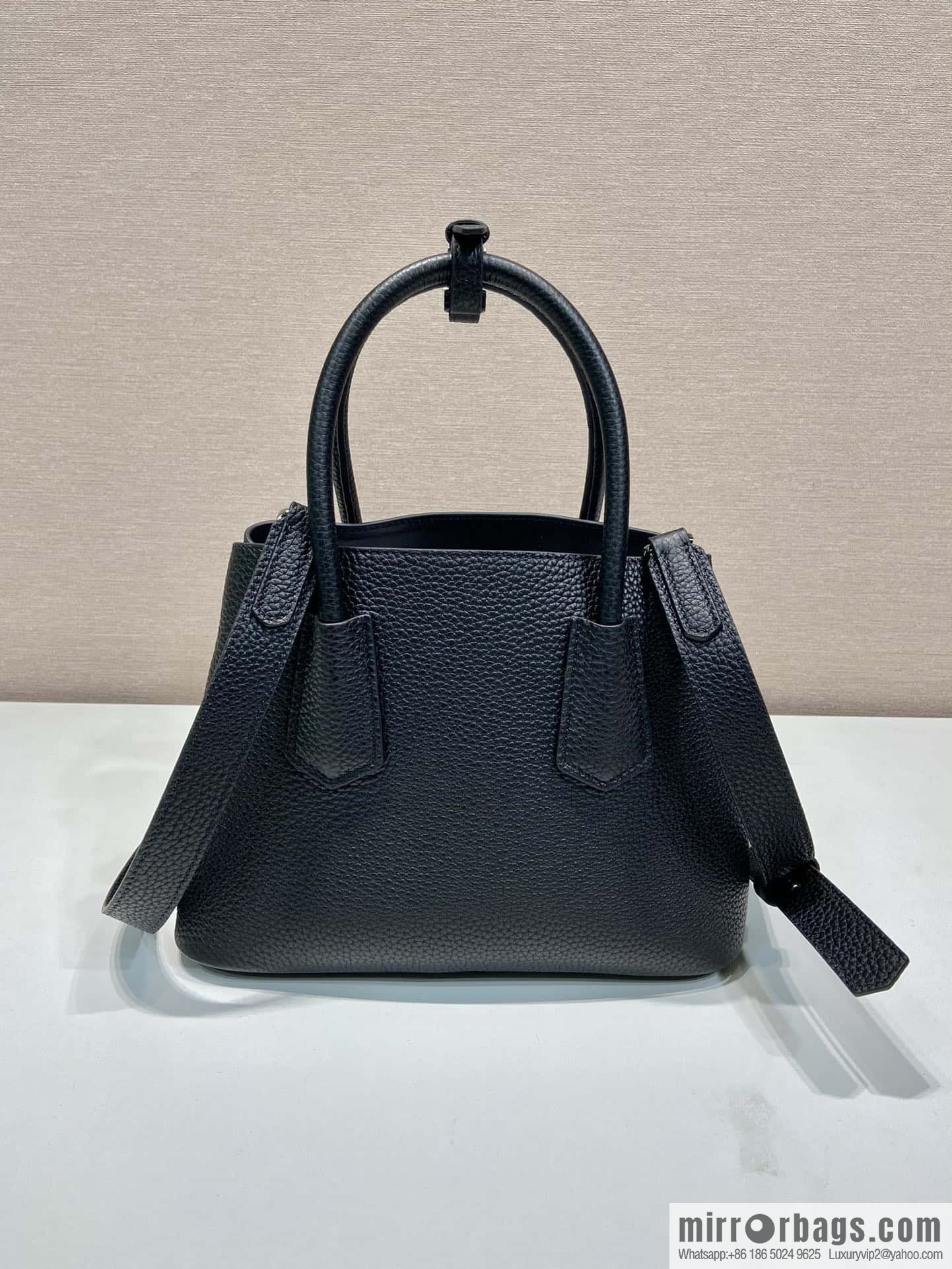 PRADA new shopping bag ๐ 1BG443 suede black