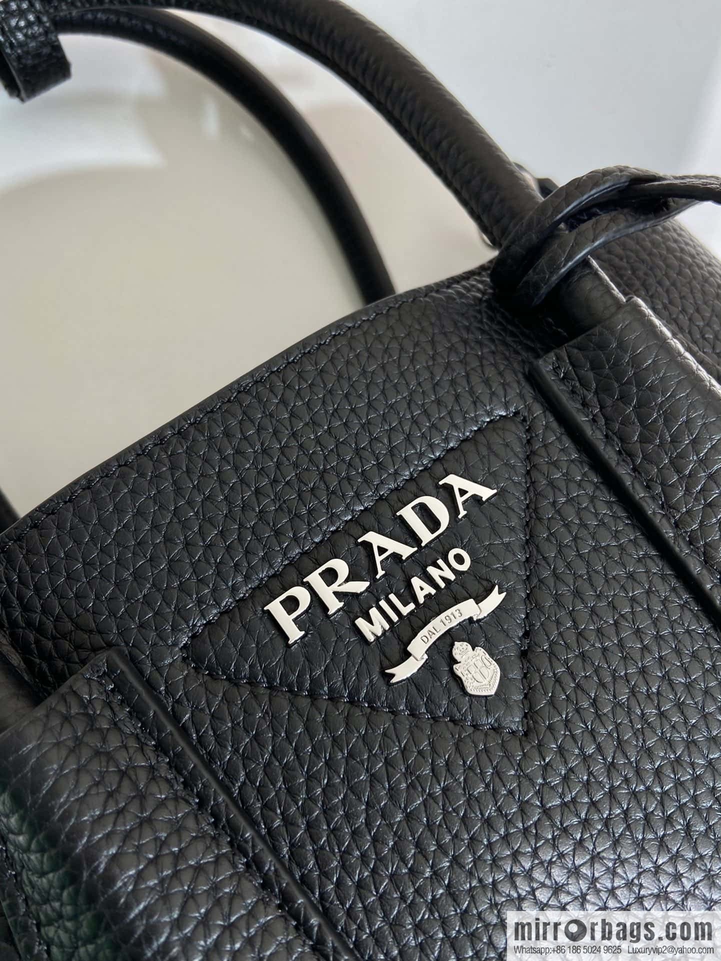 PRADA new shopping bag ๐ 1BG443 suede black