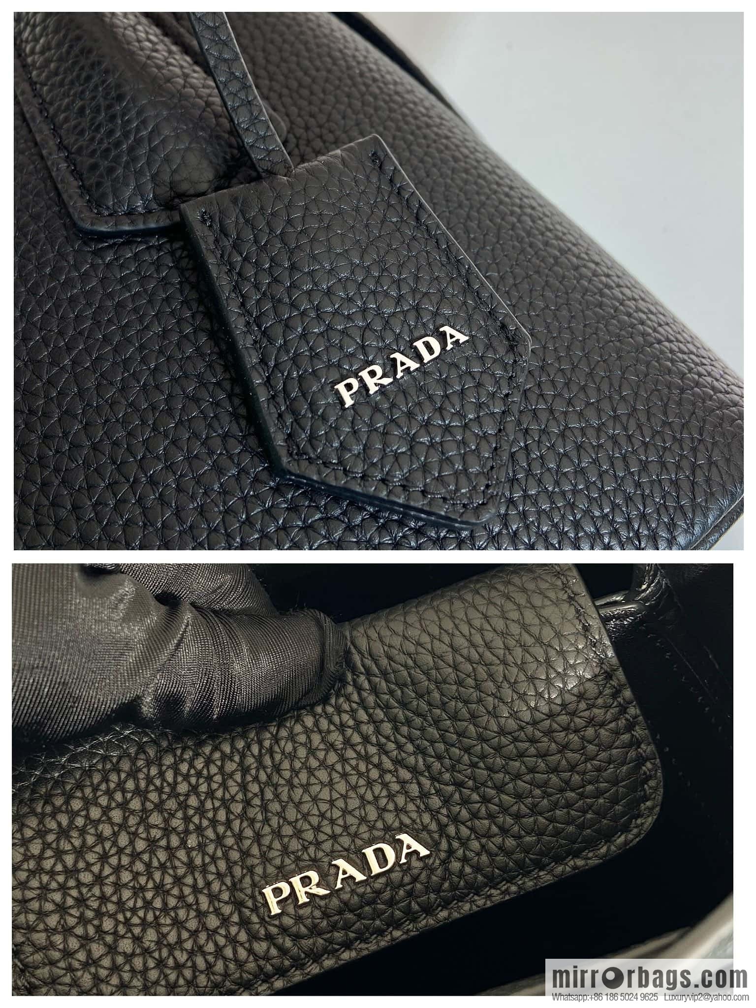 PRADA new shopping bag ๐ 1BG443 suede black