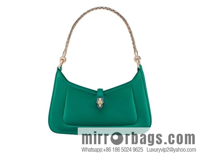 BVLGARI Bulgari SERPENTI BAIA series small shoulder bag 293208 emerald 27CM