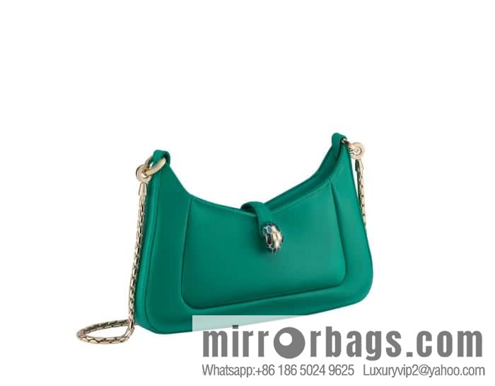 BVLGARI Bulgari SERPENTI BAIA series small shoulder bag 293208 emerald 27CM